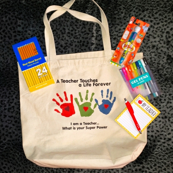 Teacher Tote Bag Accessories Set - Picture 5 of 10
